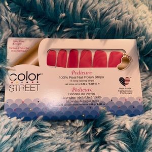 Color street pedicure polish strips